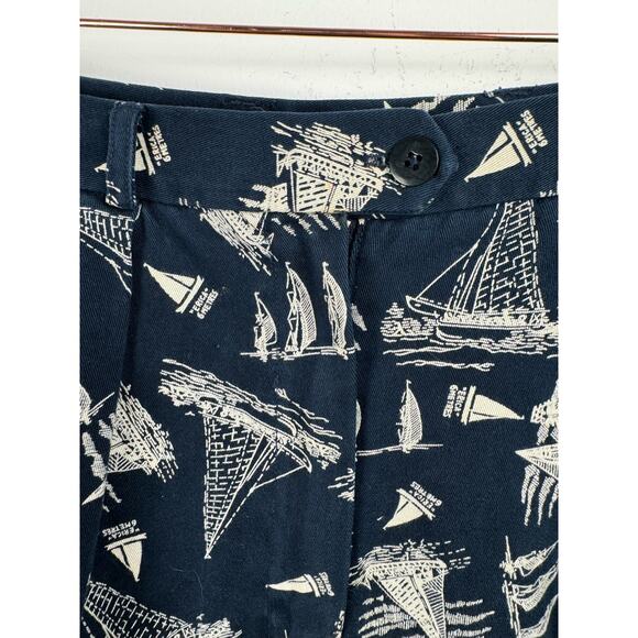 Lauren by Ralph Lauren Coastal Nautical Preppy Quiet Luxury Old Money Shorts - Picture 3 of 12